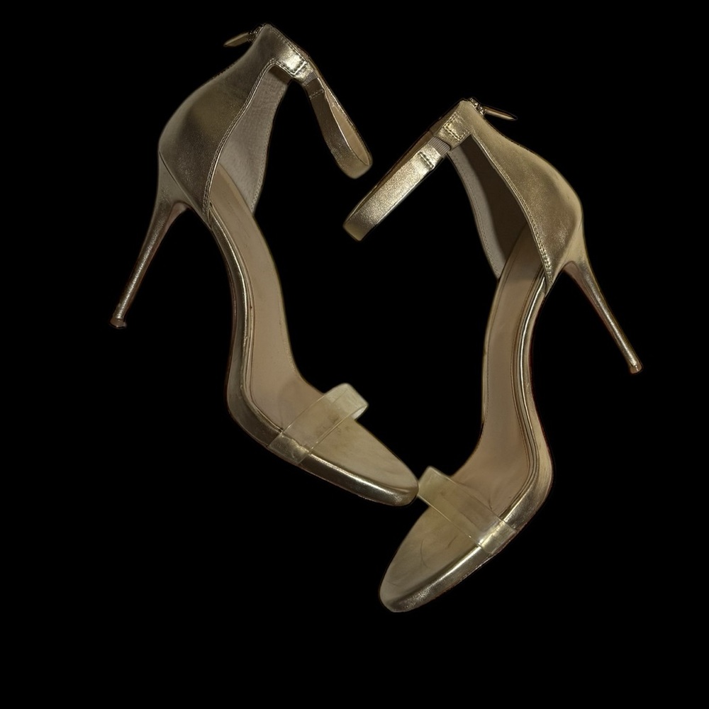 Imagine Vince Camuto Gold High Heel Sandals